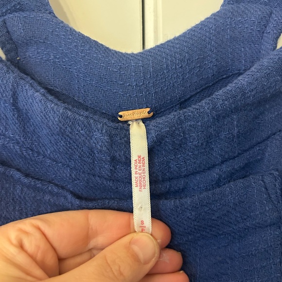 Free-est Sun-Drenched Overall in True Blue size small - Picture 8 of 12